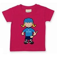 The GAA Store Dublin Baby Mascot Tee - Girls - Camogie - Fuchsia