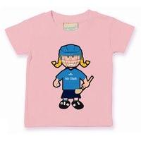 the gaa store dublin baby mascot tee girls camogie pale pink