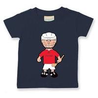 the gaa store cork baby mascot tee boys hurling navy