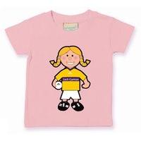 The GAA Store Wexford Baby Mascot Tee - Girls - Football - Pale Pink