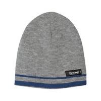 Thinsulate boys stripe detail warm winter knitted beanie hat - Grey