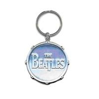 the beatles drum logo metal keyring