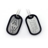 The Elder Scrolls Skyrim Dragonborn Metal Dog Tags