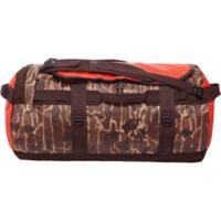 The North Face Base Camp Duffel M brunette brown catalog print