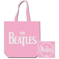 The Beatles - Drop T Logo Pink
