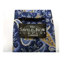 The Saville Row Company Royal Blue Paisley Tie