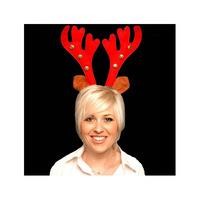 theme machine reindeer antlers with bells