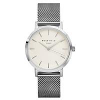 The Mercer White on Silver Rosefield Watch