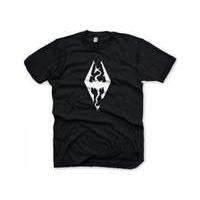 The Elder Scrolls Skyrim Dragon Symbol Extra Large T-shirt Black (ge1215xl)