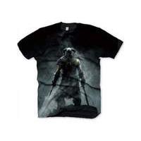 The Elder Scrolls Skyrim Dragonborn Medium T-shirt Black (ge1217m)