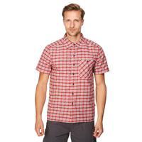 the north face mens hypress short sleeve shirt red red