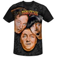 The Three Stooges - Stooges All Over Black Back