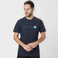 the north face mens never stop exploring t shirt blue blue