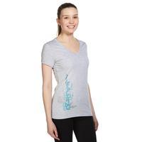 the north face womens climbing t shirt grey grey