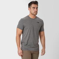 the north face mens redbox tee grey grey