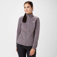 the north face womens 100 glacier full zip polartec fleece jacket grey ...