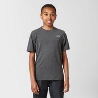 the north face boys reaxion tee grey grey