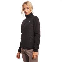 The North Face Women\'s 100 Glacier Full Zip Fleece - Black, Black