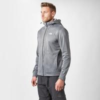 the north face mens mittellegi fleece hoody grey grey