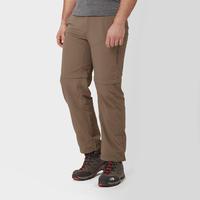 the north face mens horizon convertible trouser brown brown