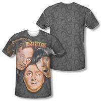 the three stooges stooges all over frontback print