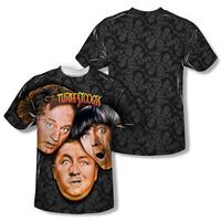 the three stooges stooges all over frontback print