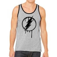 the flash drip logo unisex premium x large vest