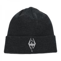 the elder scrolls v skyrim dragon symbol embroidered cuffed beanie dar ...