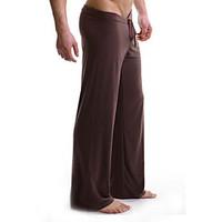 The new export Home Furnishing soft silky sexy men wear trousers special hot yoga Men Men