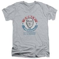 The Three Stooges - Curly For President V-Neck