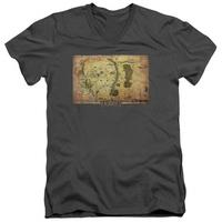 the hobbit an unexpected journey middle earth map v neck