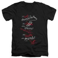 the hobbit the desolation of smaug tail claws teeth v neck