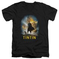 the adventures of tintin poster v neck