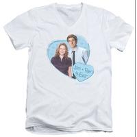 The Office - Jim & Pam 4 Ever V-Neck