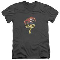 The Flash - Desaturated Flash V-Neck