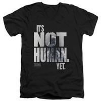 the thing not human yet v neck