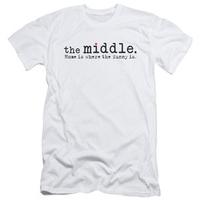 the middle logo slim fit