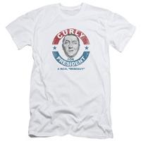 the three stooges curly for president slim fit