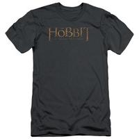 the hobbit an unexpected journey distressed logo slim fit