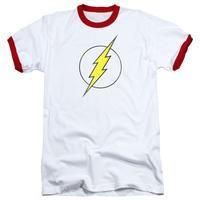 The Flash - Flash Logo Distressed Ringer