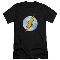 The Flash - Flash Neon Distress Logo (slim fit)