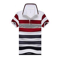 The summer of 2015 new fringe code Mens Short Sleeved T-shirt Lapel men\'s short sleeved POLO shirt