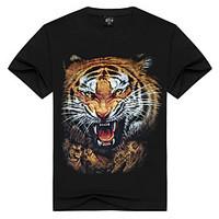 The Latest Fashion Men \'s Personality Short - Sleeved T - Shirt