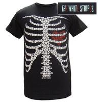 the white stripes button skeleton