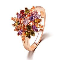 The Colorfull Sunflower Ring Promis rings for couples