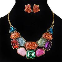 The Latest European And American Fashion Jewelry Sets Necklace Earring