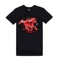 The Latest Fashion Men \'s Personality Short - Sleeved T - Shirt