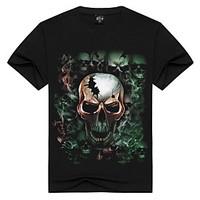 The Latest Fashion Men \'s Personality Short - Sleeved T - Shirt