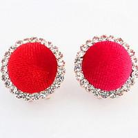 The European and American high-end atmosphere flannelette boutique ear clip