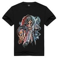 The Latest Fashion Men \'s Personality Short - Sleeved T - Shirt